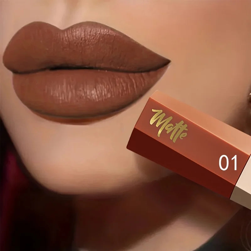 Waterproof Matte Velvet Lip Tint - Long-Lasting Nude Lip Glaze, Festive Exclusive, Valentine'S Day Gift
