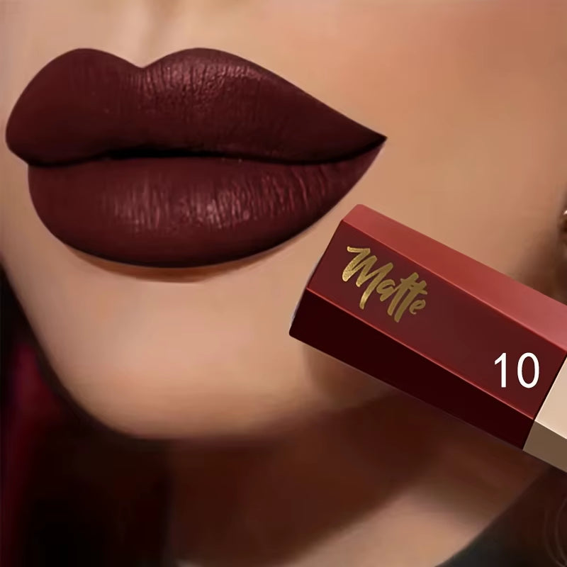 Waterproof Matte Velvet Lip Tint - Long-Lasting Nude Lip Glaze, Festive Exclusive, Valentine'S Day Gift
