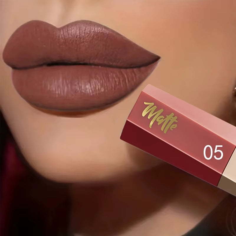 Waterproof Matte Velvet Lip Tint - Long-Lasting Nude Lip Glaze, Festive Exclusive, Valentine'S Day Gift