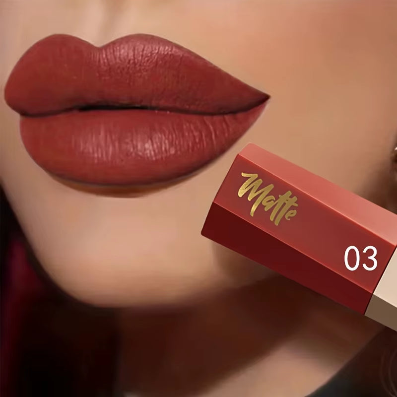 Waterproof Matte Velvet Lip Tint - Long-Lasting Nude Lip Glaze, Festive Exclusive, Valentine'S Day Gift