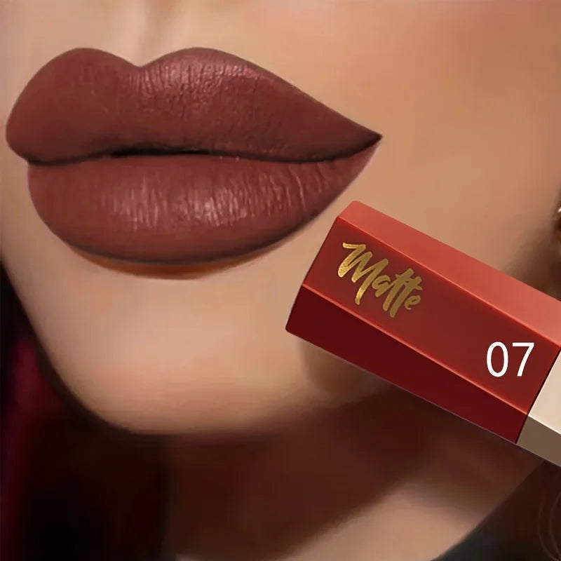 Waterproof Matte Velvet Lip Tint - Long-Lasting Nude Lip Glaze, Festive Exclusive, Valentine'S Day Gift