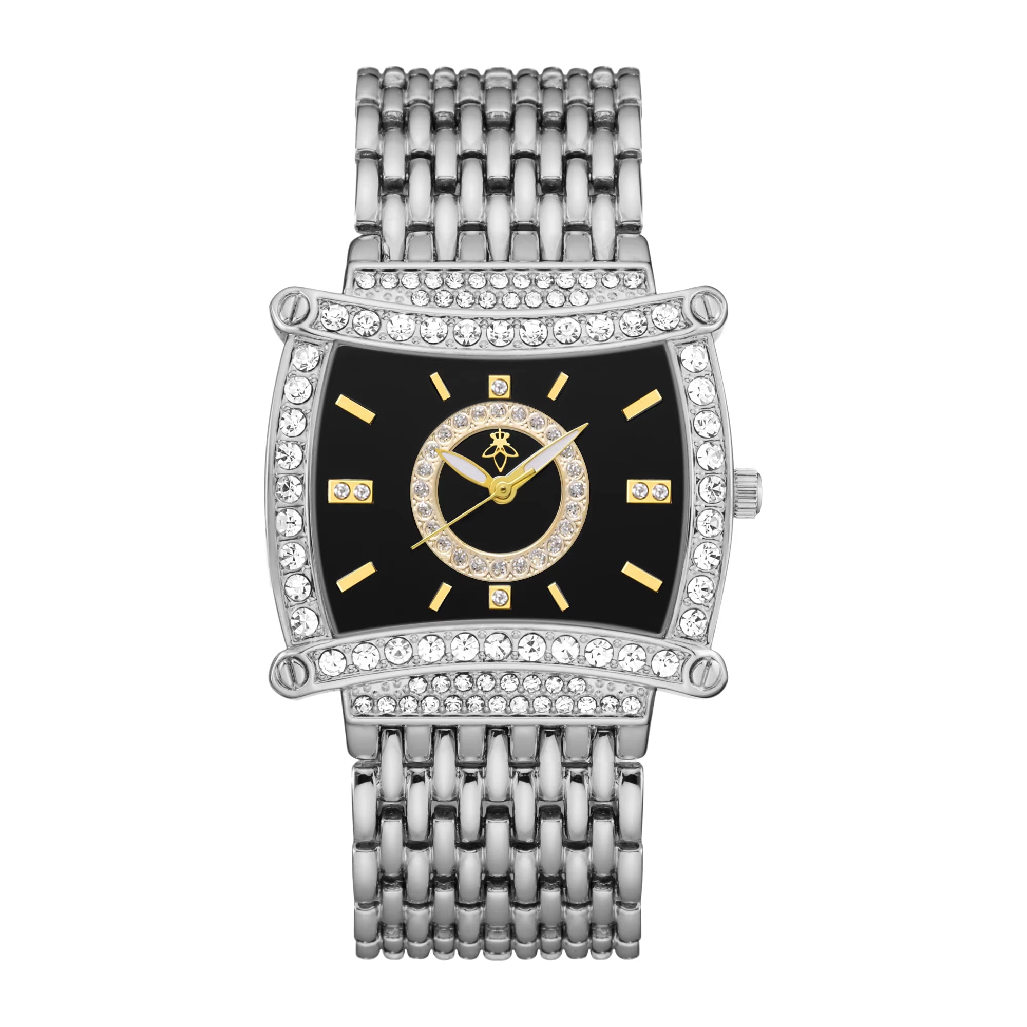 Womens Quartz Watch with Rhinestone Decor Versatile Daily Party Gift Box Included Great Gift for Girlfriend Wife Mother