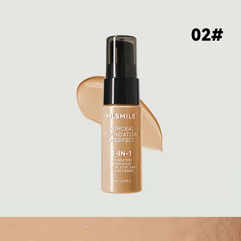 Face Foundation Cream Oil-Control Matte Bbcream Waterproof Lasting Concealer Liquid Full Coverage Matte Base Professional Makeup