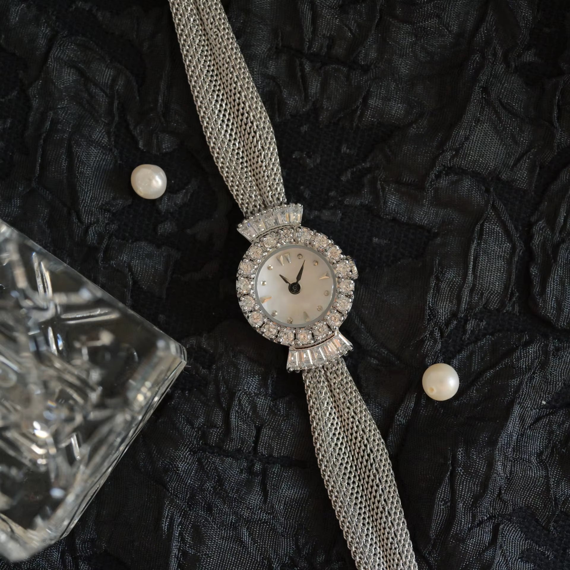 24K Gold Vintage Ladies' Watch Sapphire Mirror Luxury Bracelet Japan MIYOTA Movement Waterproof Women'S Watch Reloj Mujer