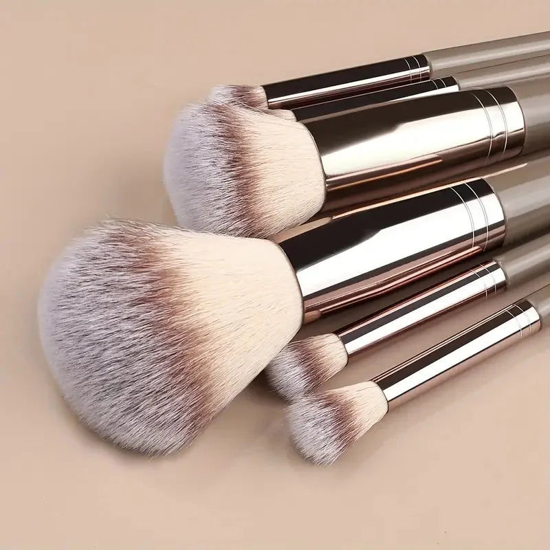 Ensemble de pinceaux de maquillage Premium, doux et moelleux, pour fond de teint, cosmétique, fard à paupières, Blush, outils de maquillage Kabuki, 3 à 20 pièces