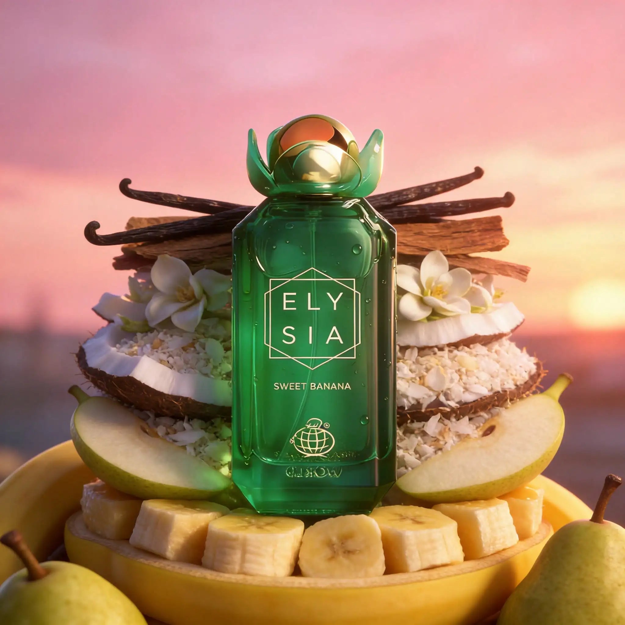 Fragrance World - Elysia Sweet Banana 100ml - Eau De Parfum Unisexe