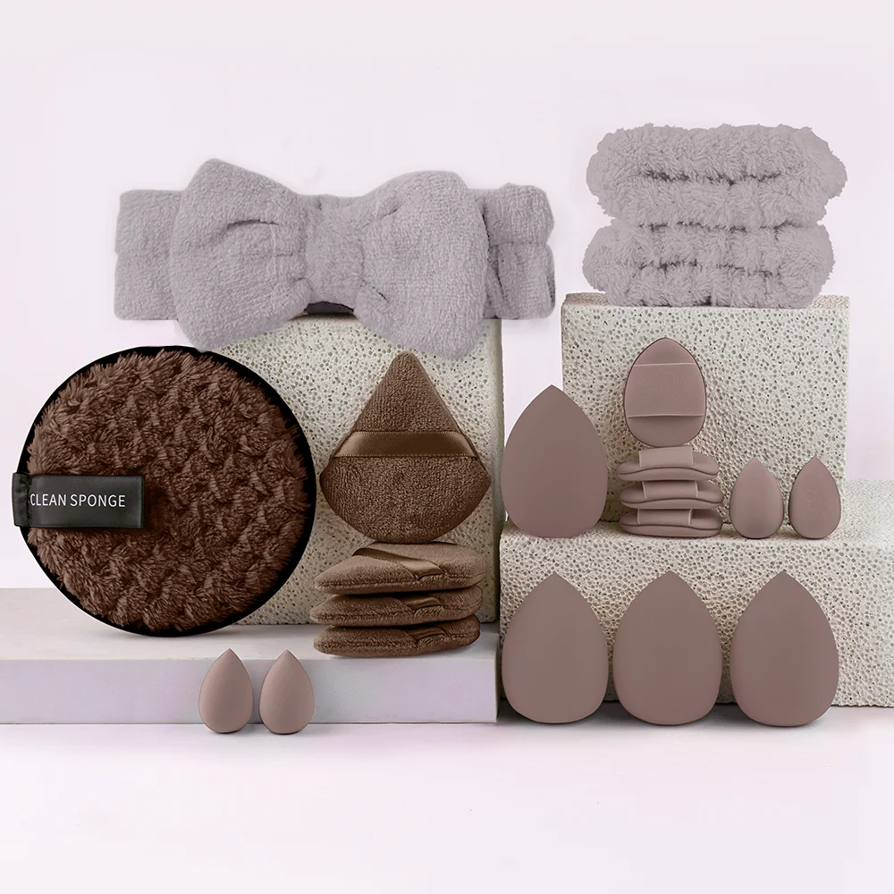 Ensemble de pinceaux de maquillage Premium, doux et moelleux, pour fond de teint, cosmétique, fard à paupières, Blush, outils de maquillage Kabuki, 3 à 20 pièces