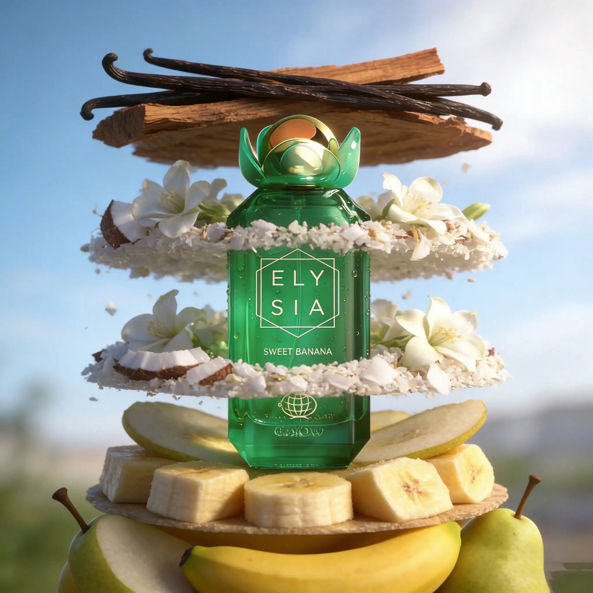 Fragrance World - Elysia Sweet Banana 100ml - Eau De Parfum Unisexe