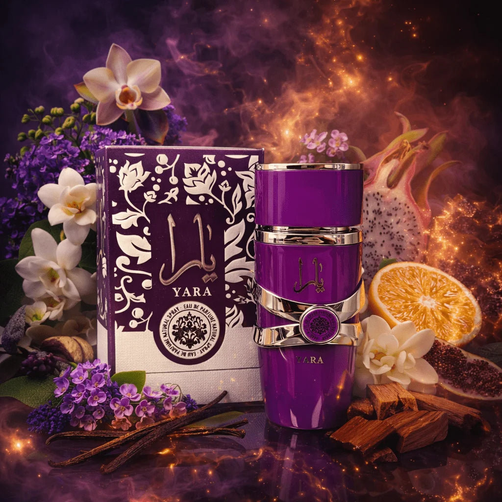 Lattafa Yara Violette  100ml – Parfum Doux Oriental & Floral - Eau de Parfum Femme