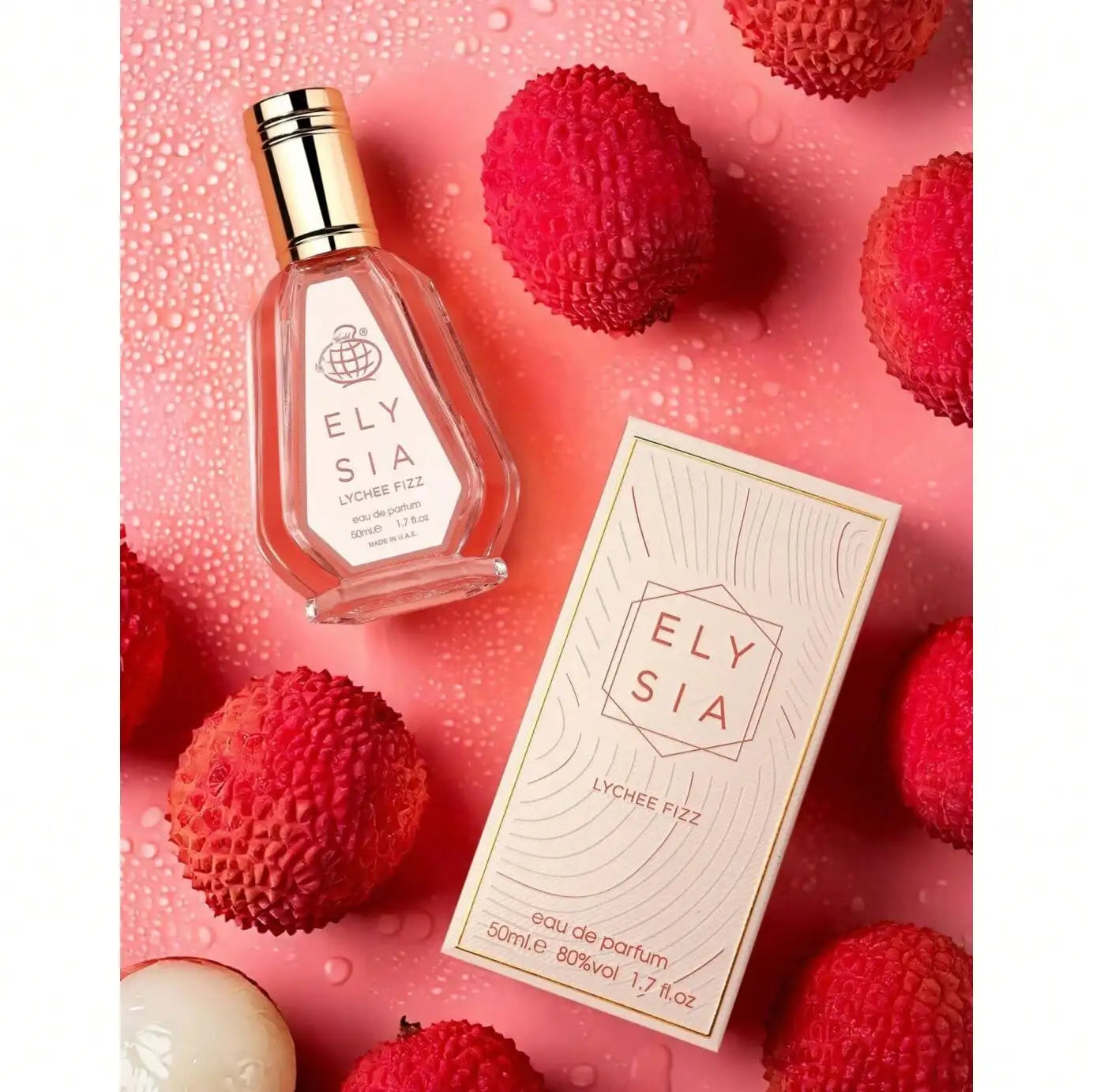 Fragrance World - Elysia Lychee Fizz 50ml - Eau De Parfum Pour Femme