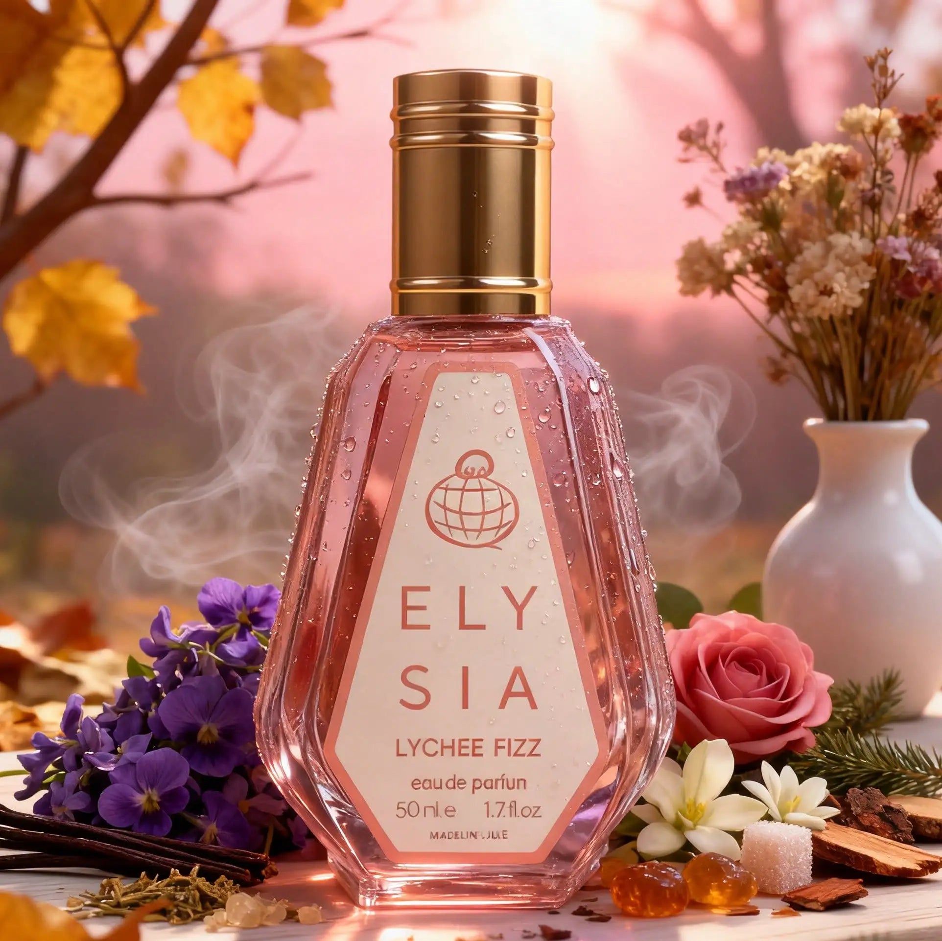 Fragrance World - Elysia Lychee Fizz 50ml - Eau De Parfum Pour Femme