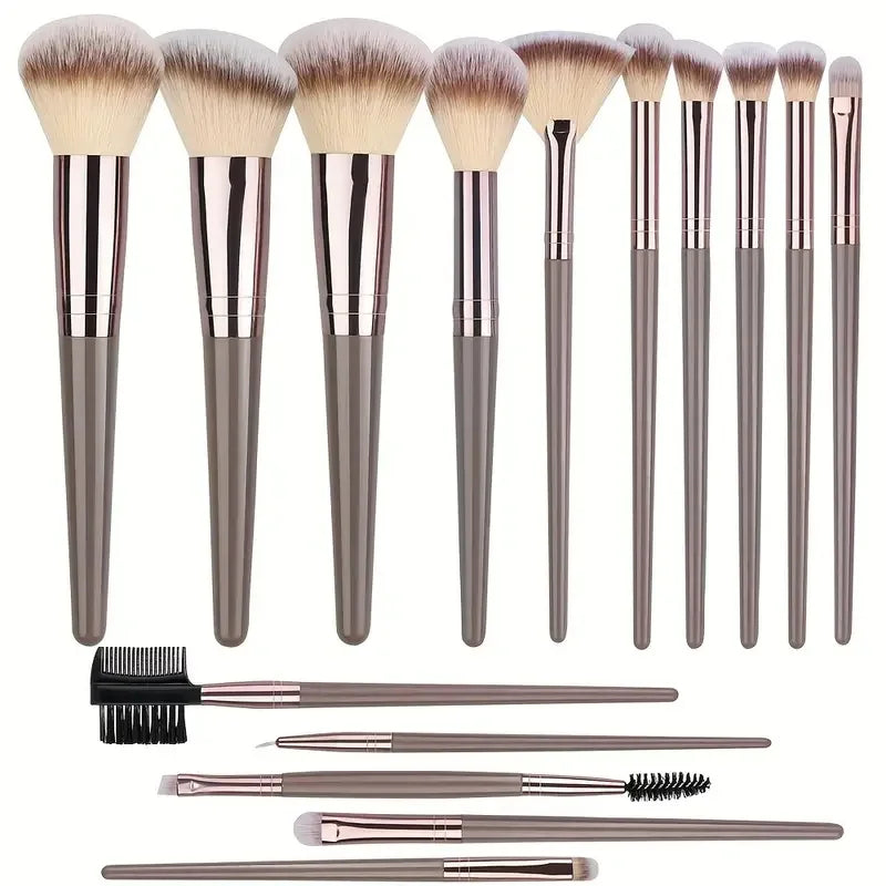 Ensemble de pinceaux de maquillage Premium, doux et moelleux, pour fond de teint, cosmétique, fard à paupières, Blush, outils de maquillage Kabuki, 3 à 20 pièces