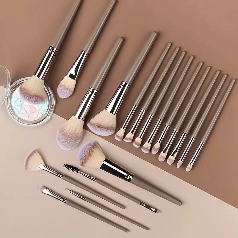 Ensemble de pinceaux de maquillage Premium, doux et moelleux, pour fond de teint, cosmétique, fard à paupières, Blush, outils de maquillage Kabuki, 3 à 20 pièces