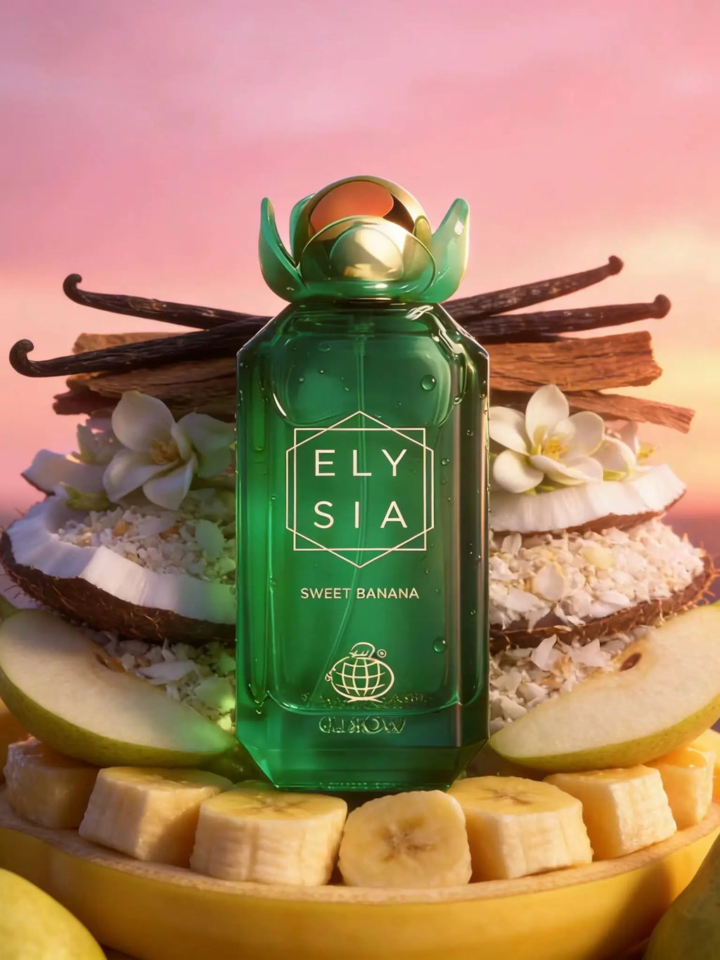 Fragrance World - Elysia Sweet Banana 100ml - Eau De Parfum Unisexe