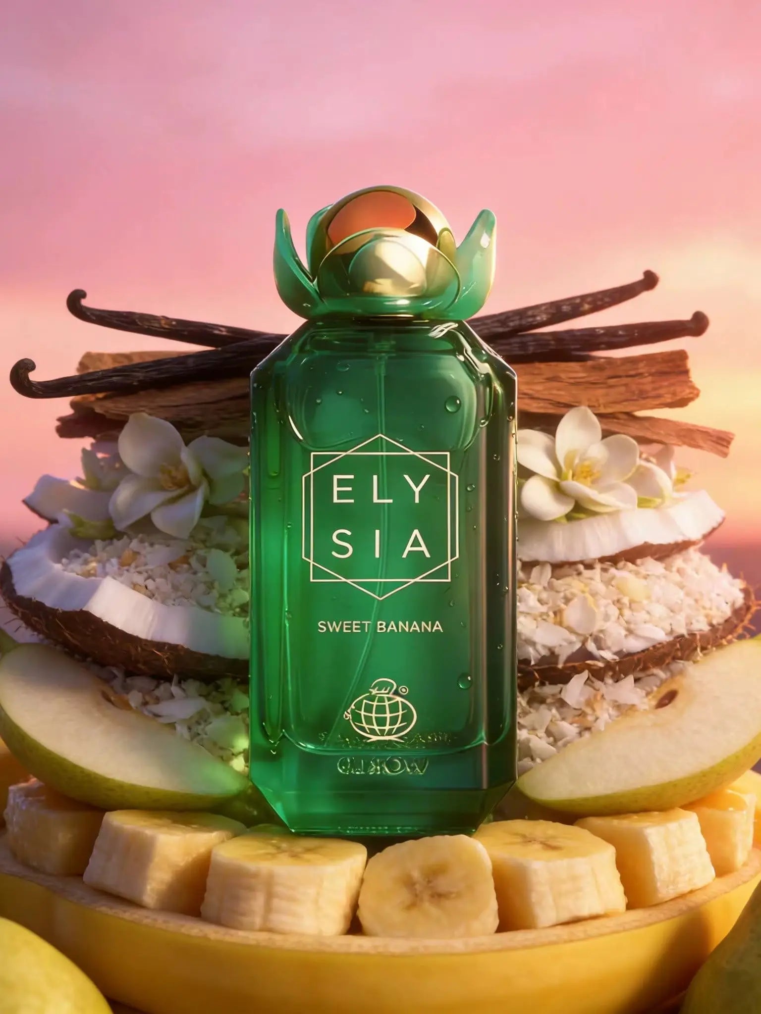 Fragrance World - Elysia Sweet Banana 100ml - Eau De Parfum Unisexe