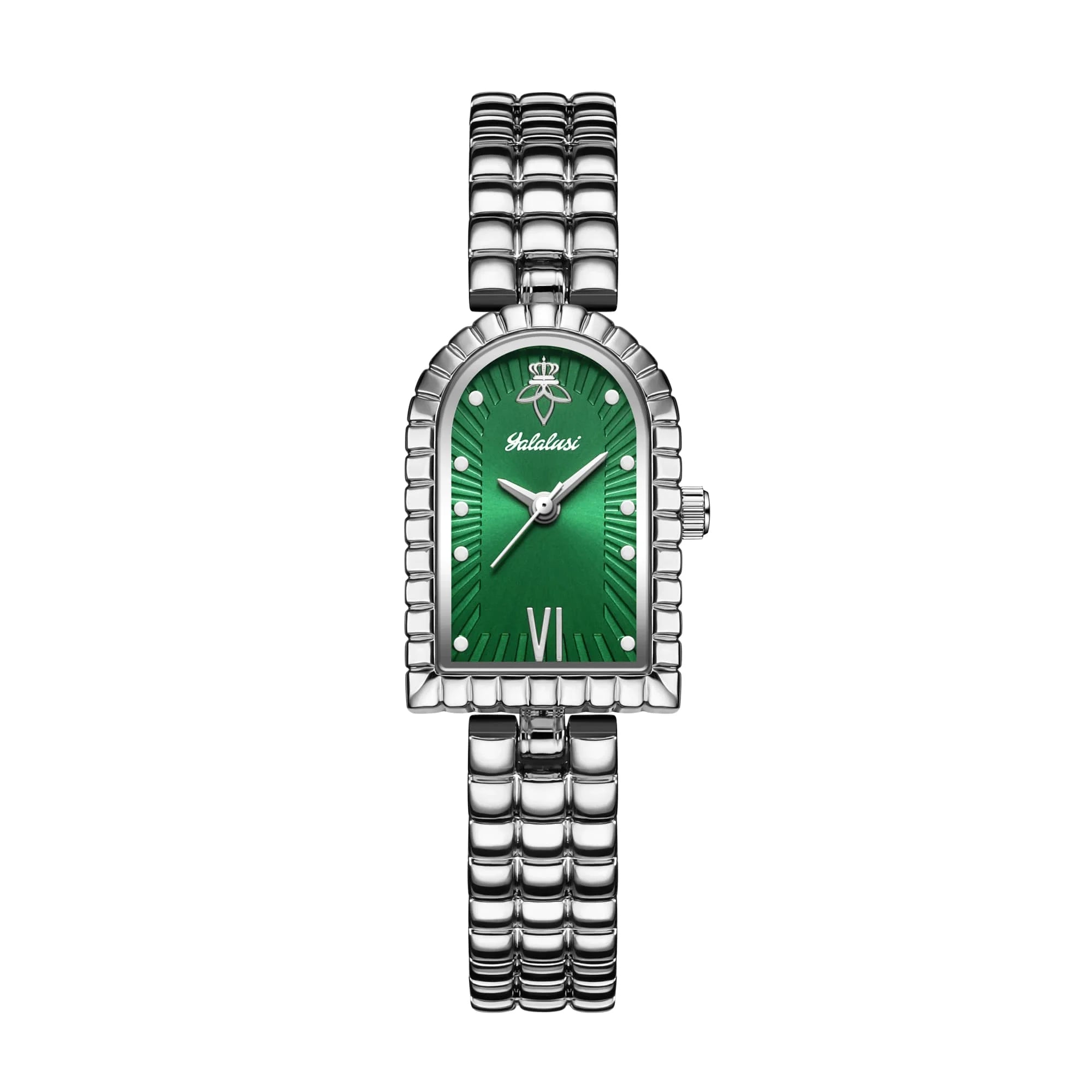 YaLaLuSi marque de luxe Vintage montre pour femme conception Unique cadran couleur émeraude profonde coffret cadeau cadeaux pour femmes