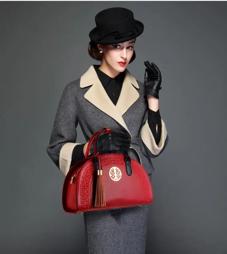 Sac à bandoulière pour femme, sacs à main tendance, sac de mariée, haute qualité, littérature éolienne nationale chinoise, nouvelle marée