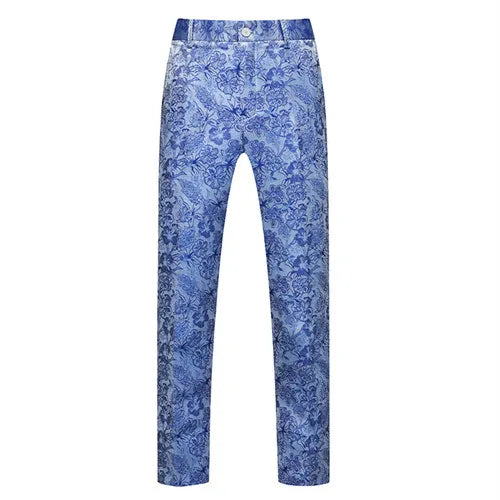 Pantalon homme stylé  imbibés de broderie d'automne, pantalons décontractés de mode,long