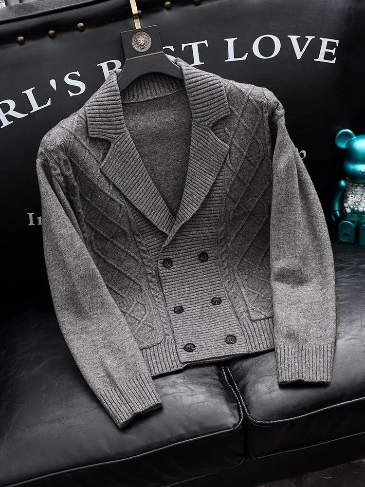 Pull confortable pour hommes, tricots chauds, décontracté, haute qualité, nouvelle tendance de la mode, automne et hiver 2026