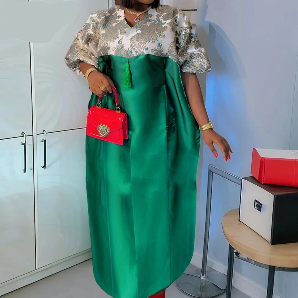 Robe Boubou africaine pour femme caftan robe fête de mariage robe de luxe élégant