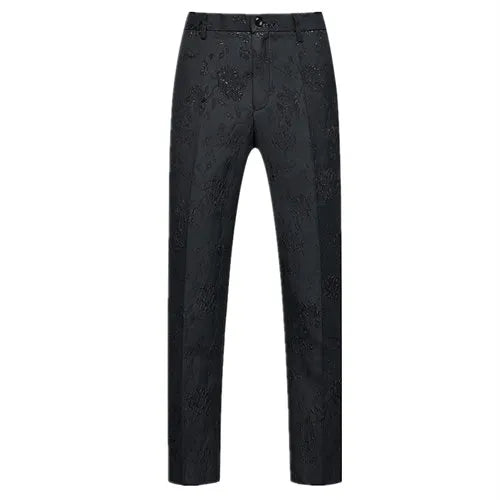 Pantalon homme stylé  imbibés de broderie d'automne, pantalons décontractés de mode,long