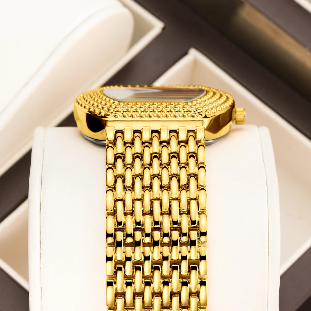 YaLaLuSi marque 2024 nouvelle montre pour femme or luxe boîte-cadeau montre dissolvant cadeau Ion plaqué or