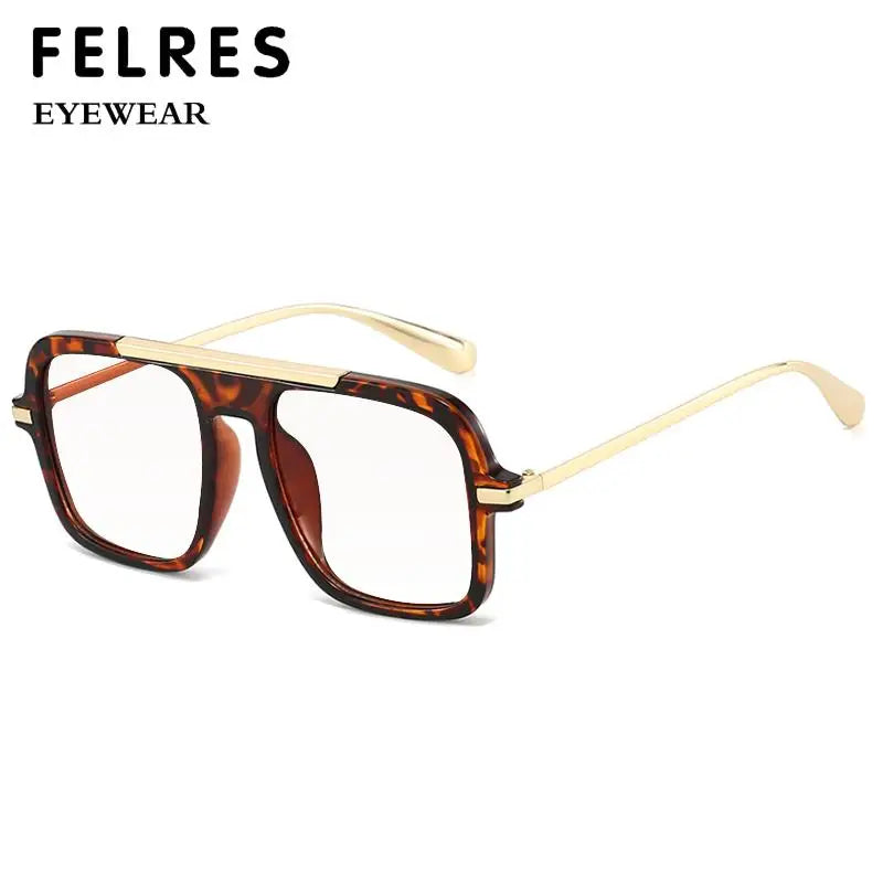 Lunette Grand carré Anti lumière bleue hommes femmes marque Design  a 0 Prescription   de mode