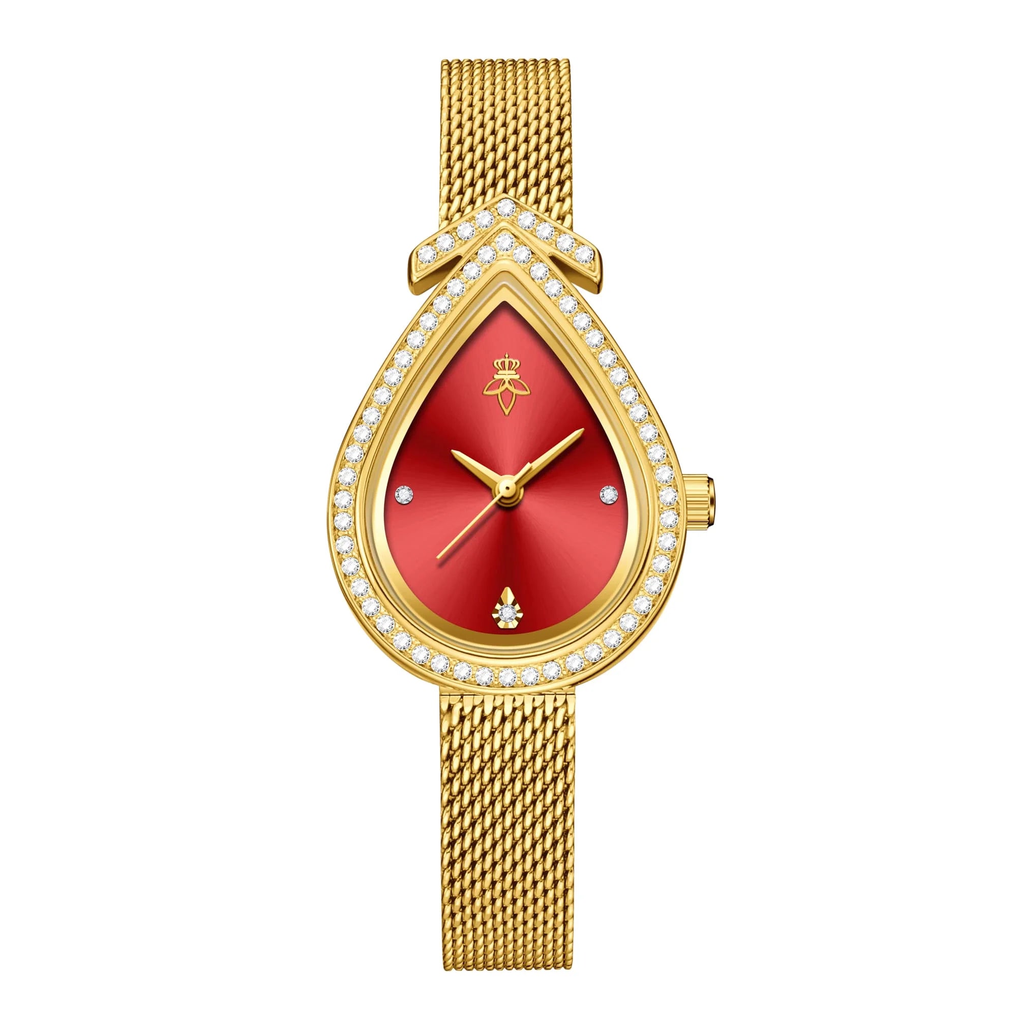 Montre de marque rétro Quartz pour femmes conception personnalisée or strass décoration montre tempérament élégant dames cadeau