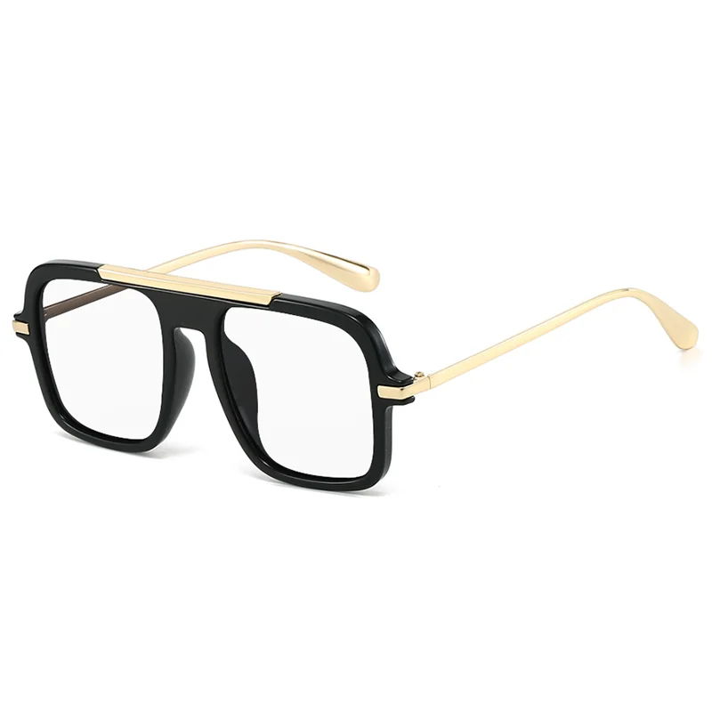 Lunette Grand carré Anti lumière bleue hommes femmes marque Design  a 0 Prescription   de mode