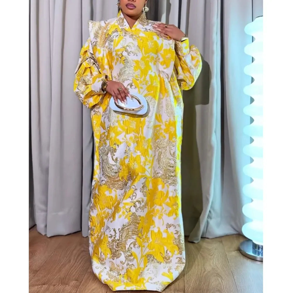 Robe africaines pour femme grande taille caftan robe de fête de mariage Djellaba robe dashik BOUBOU