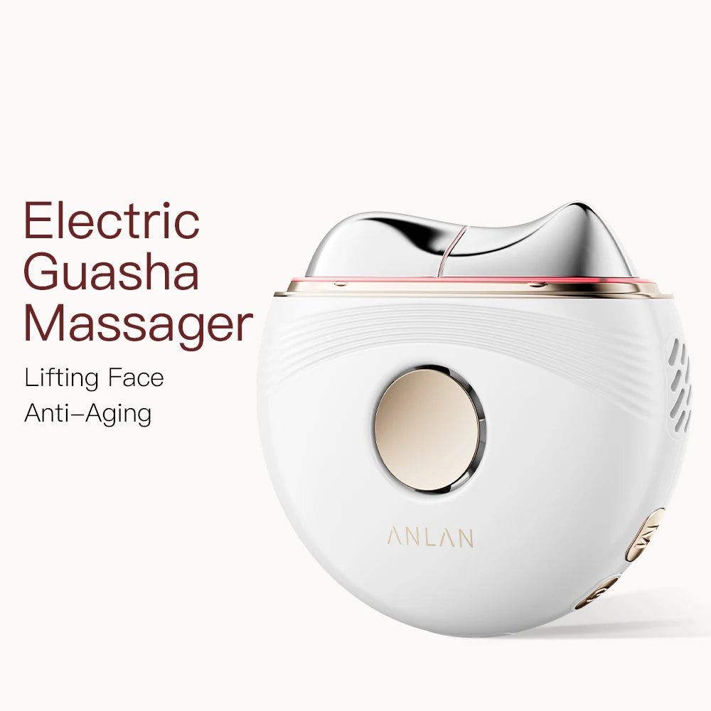 ANLAN Masseur électrique Gua Sha Lifting du visage EMS anti-âge Suppression des œdèmes Raffermissement de la peau Rafraîchissement thermique Appareil de soin et de beauté