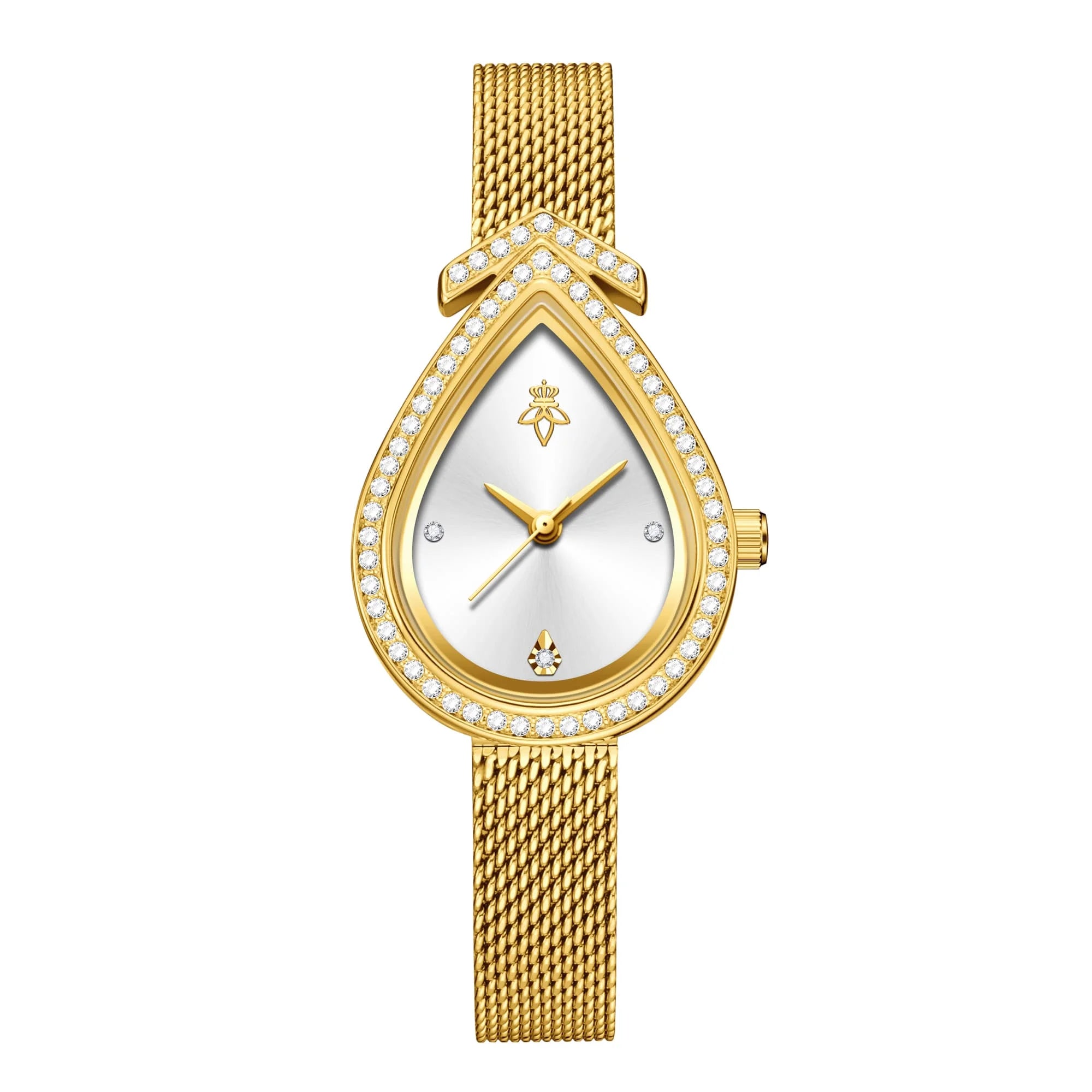 Montre de marque rétro Quartz pour femmes conception personnalisée or strass décoration montre tempérament élégant dames cadeau