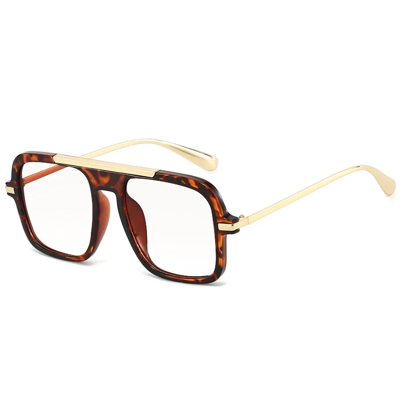 Lunette Grand carré Anti lumière bleue hommes femmes marque Design  a 0 Prescription   de mode