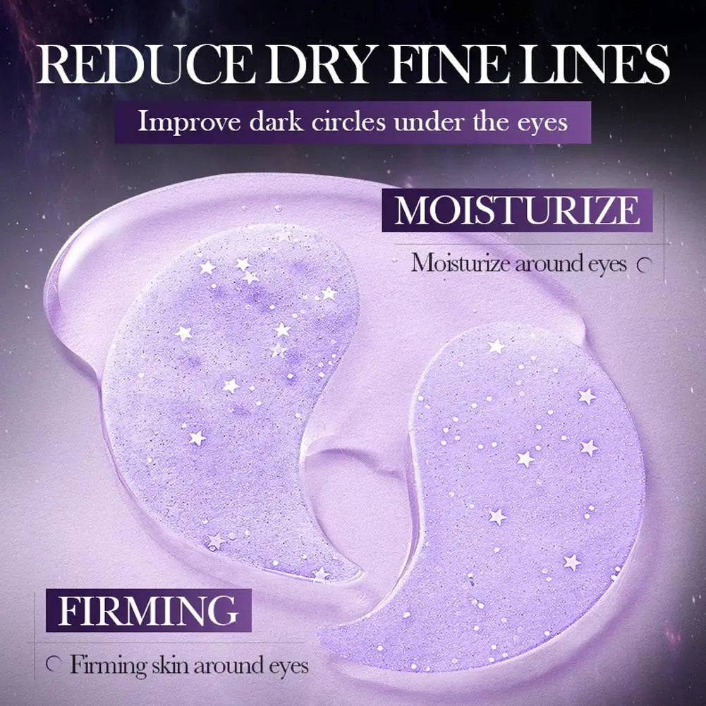 Masque pour les yeux aux algues, masque pour les yeux au collagène aux graines de raisin SADOER, masque pour les yeux hydratant et nourrissant, soin Anti-rides pour la peau des yeux
