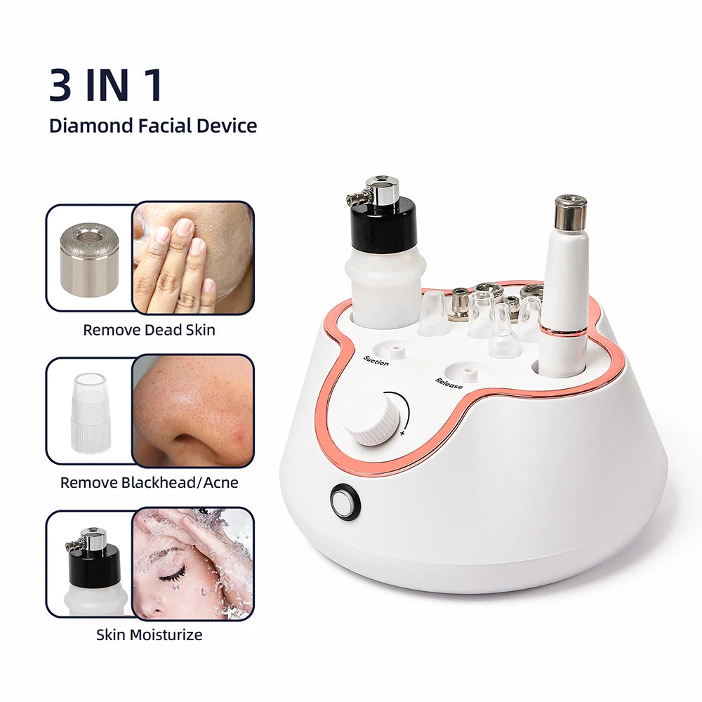 Foreverlily-Machine à éplucher le visage en diamant à usage domestique, Machine de beauté professionnelle, Pulvérisation d'eau, Fonction MicrodermDelhi