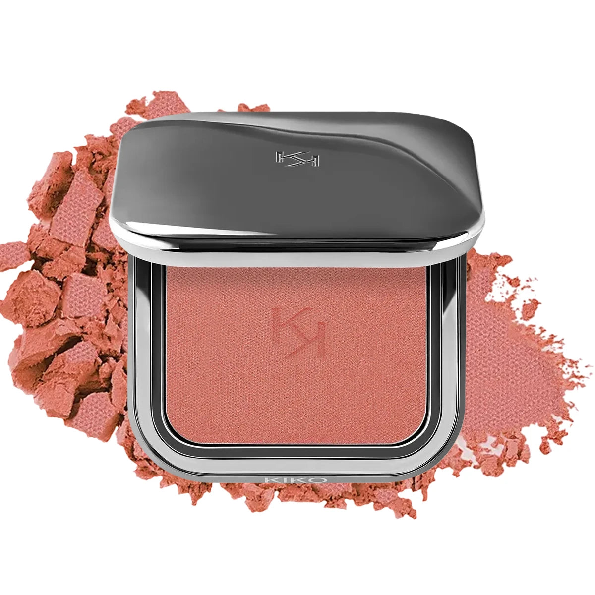 Fard à joues en poudre longue tenue KIKO Unlimited Blush avec un résultat modulable, rouge à lèvres, fard à joues de poche, facile à appliquer, couleur