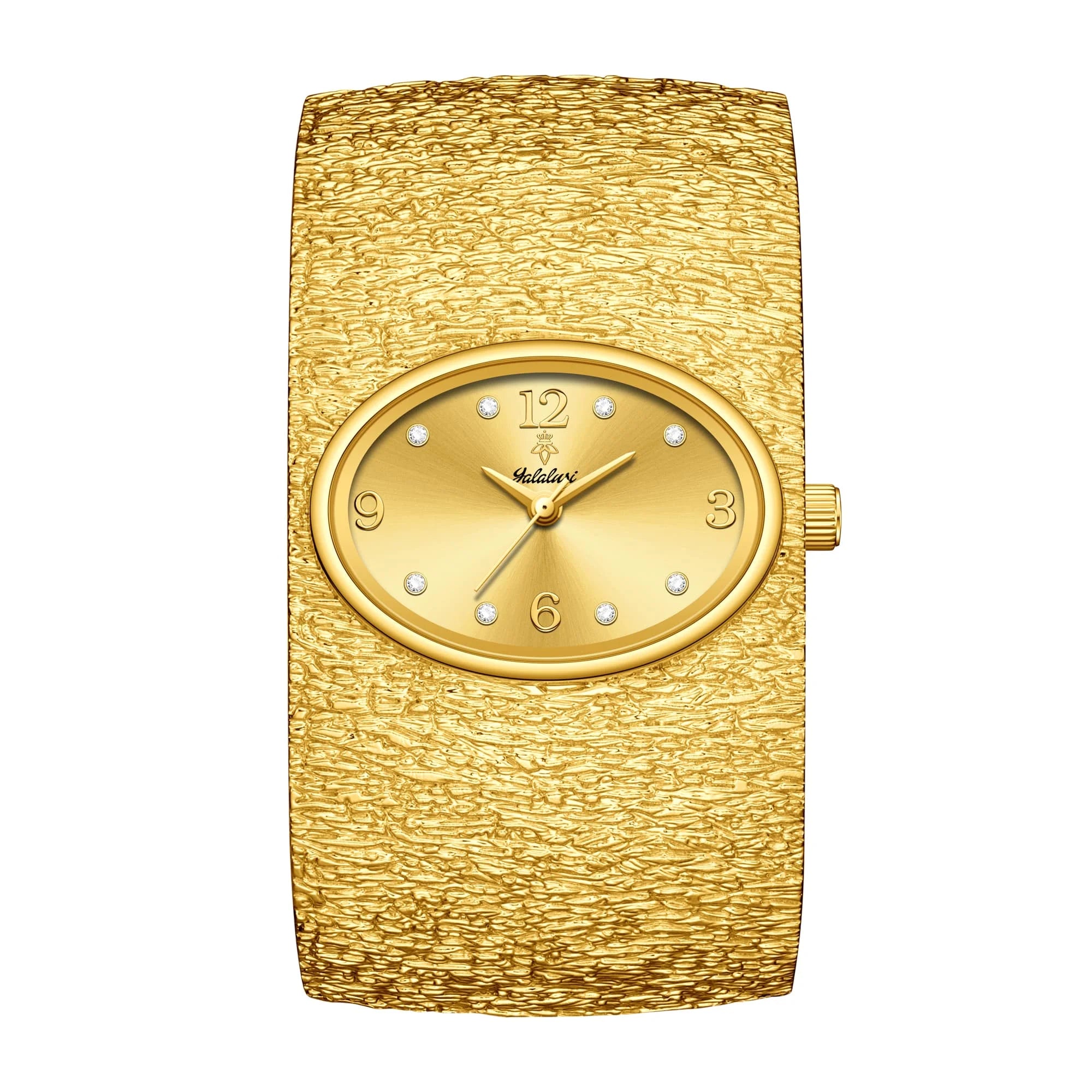 YaLaLuSi luxe femmes Bracelet montre à Quartz de luxe Style Vintage or montre pour femme pour fête dames cadeau