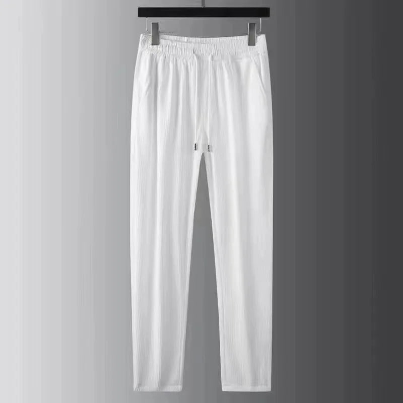 Ensemble de costume décontracté à manches courtes pour hommes, haut de gamme, coupe cintrée, léger, luxe, nouvelle collection été 2026