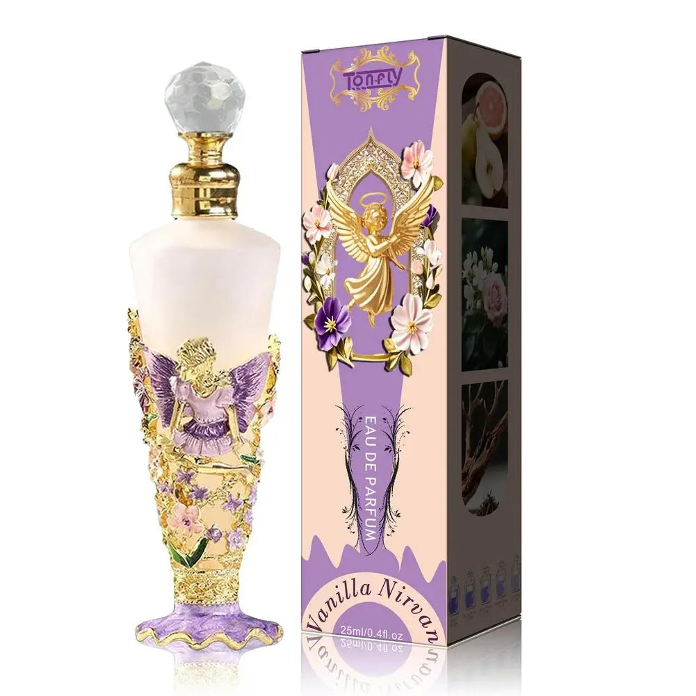 Parfum vanille pour femme 25 ml Eau de Toilette avec parfum de vanille doux et chaud Parfum quotidien longue durée pour les rencontres