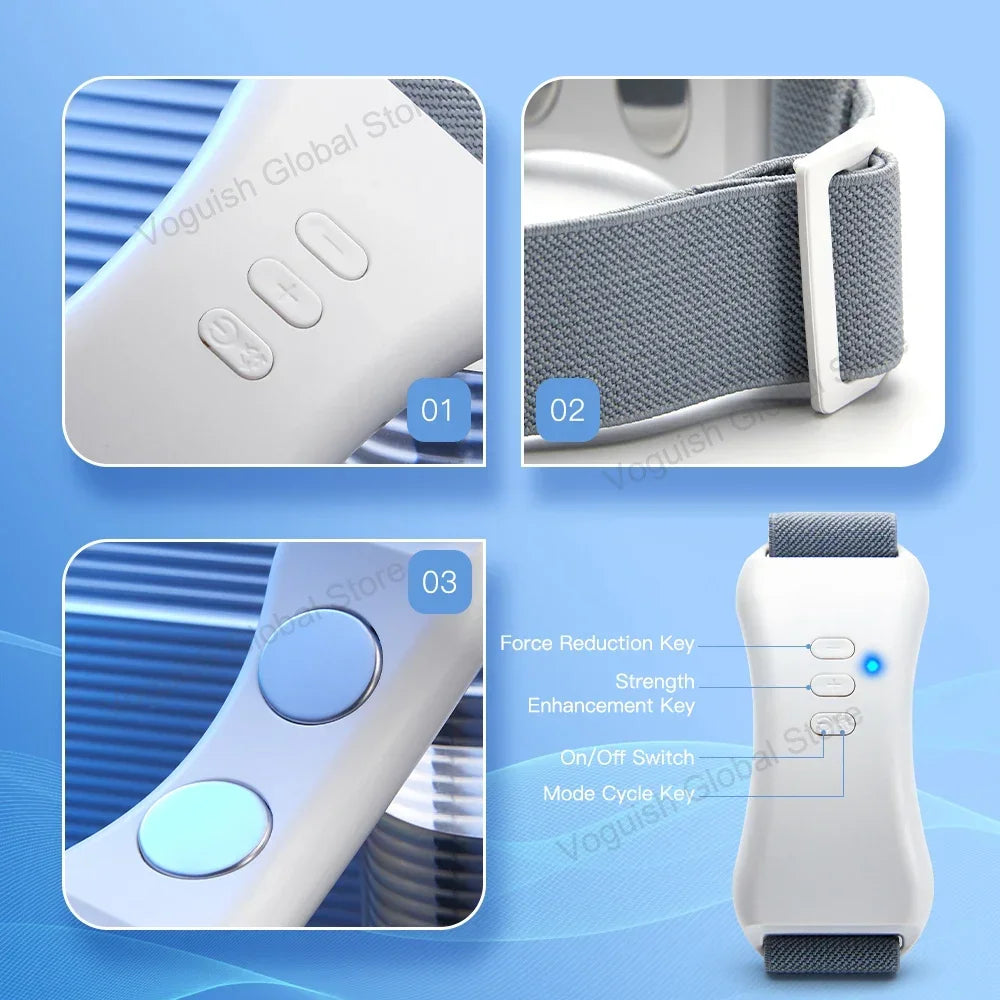 Ohio eur facial à double vibration pour le ruisseau, appareil de beauté, lifting du visage, ceinture de mise en forme, V-Line Up, Ems Facial Lifter