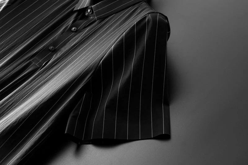 Ensemble deux pièces décontracté et confortable pour hommes, rayures Ice Injsobed, respirant, grande taille, haute qualité, été, nouvelle mode, 2026