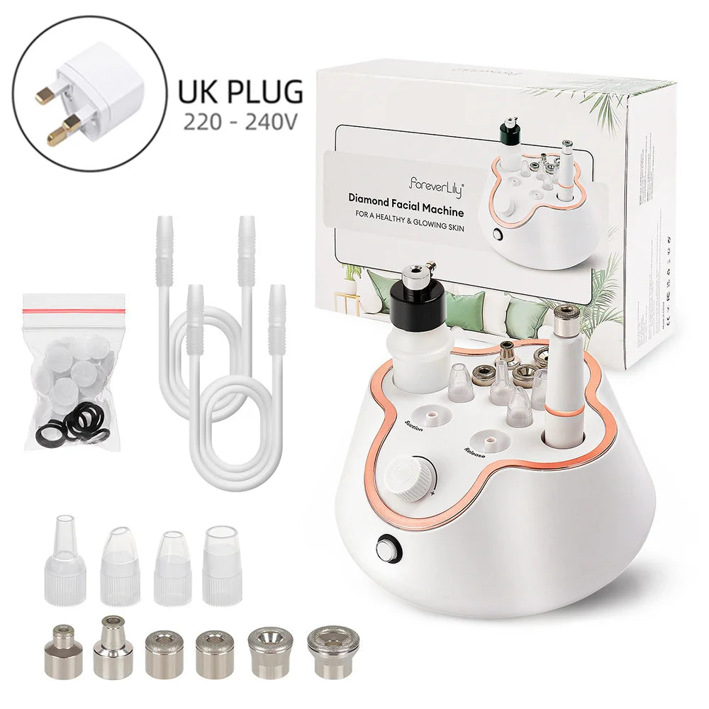 Foreverlily-Machine à éplucher le visage en diamant à usage domestique, Machine de beauté professionnelle, Pulvérisation d'eau, Fonction MicrodermDelhi