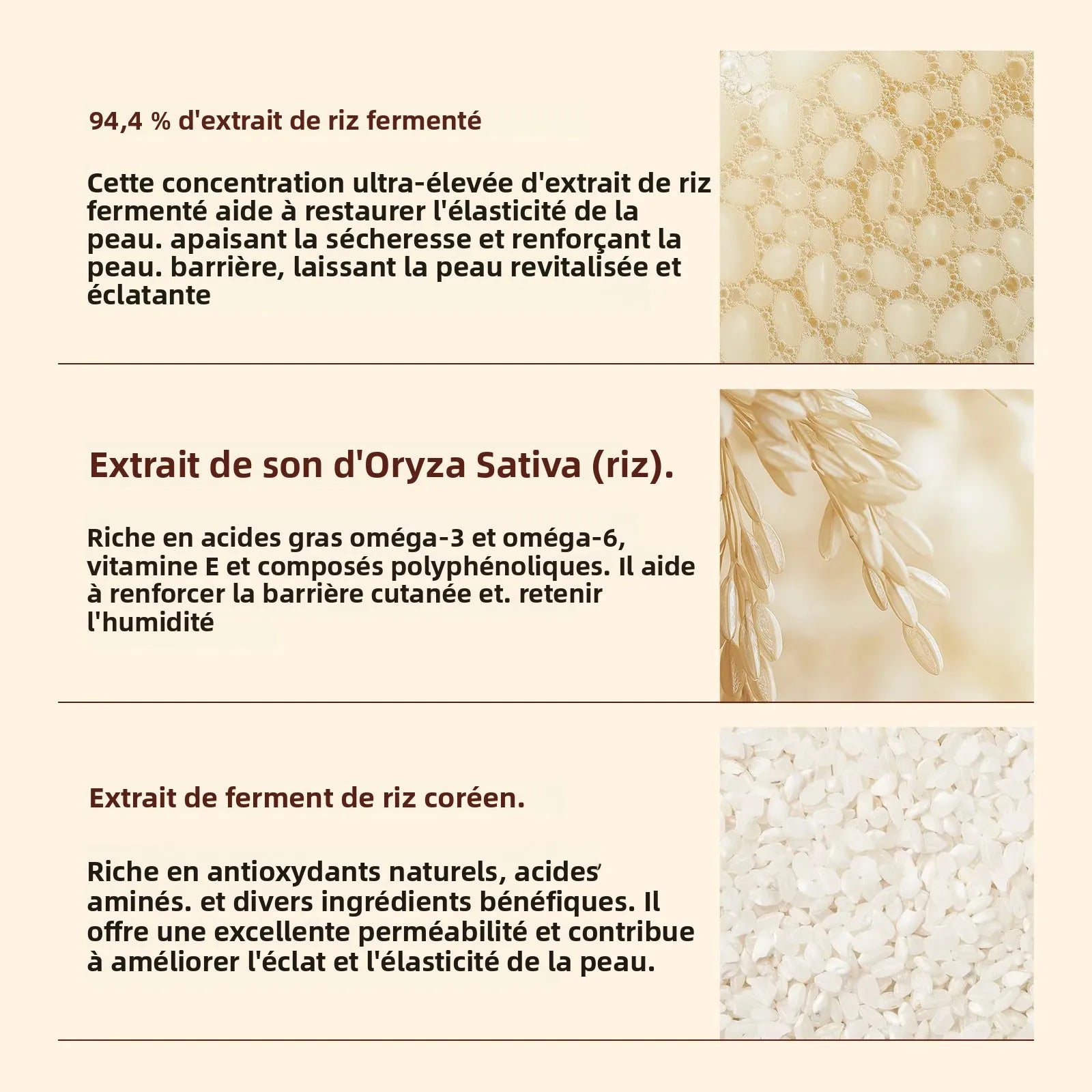 Ensemble de soins pour la peau, extrait de riz, Niacinamide, acide hyaluronique, hydratation douce 24H pour toutes les peaux, hommes et femmes, visage, corps, vacances quotidiennes, 5 pièces