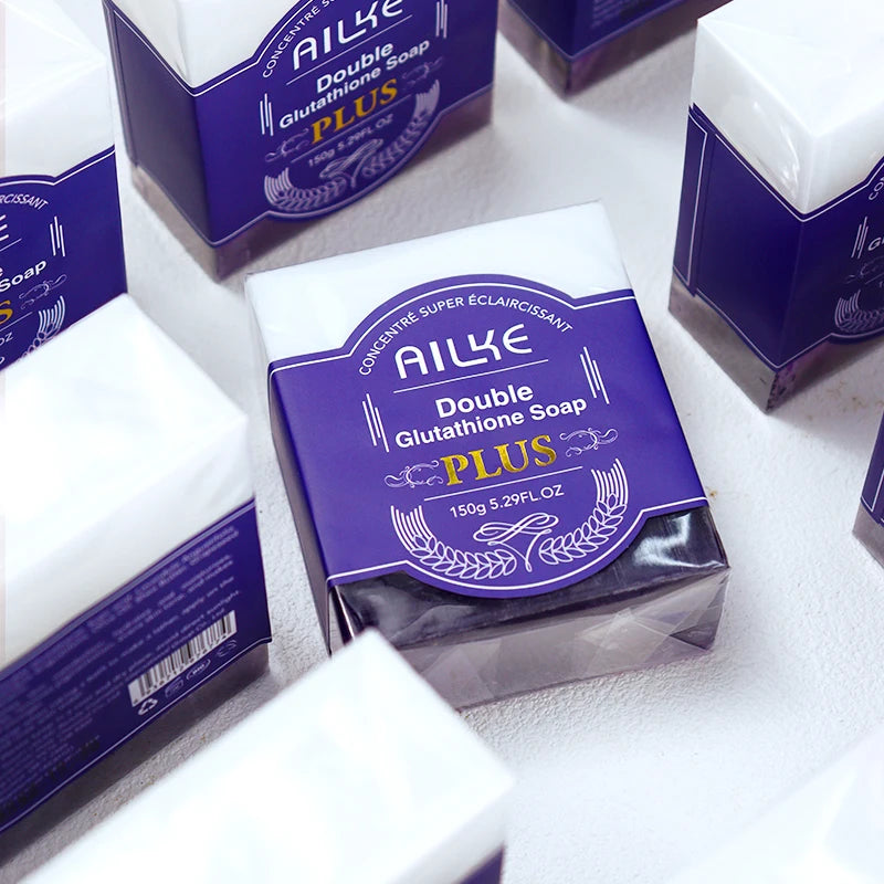 AILKE Anti taches, savon pour peau lisse, barre parfumée, pour peau noire, peau foncée, peau caramel, éclaircissant, blanchissant, pour le visage et le corps