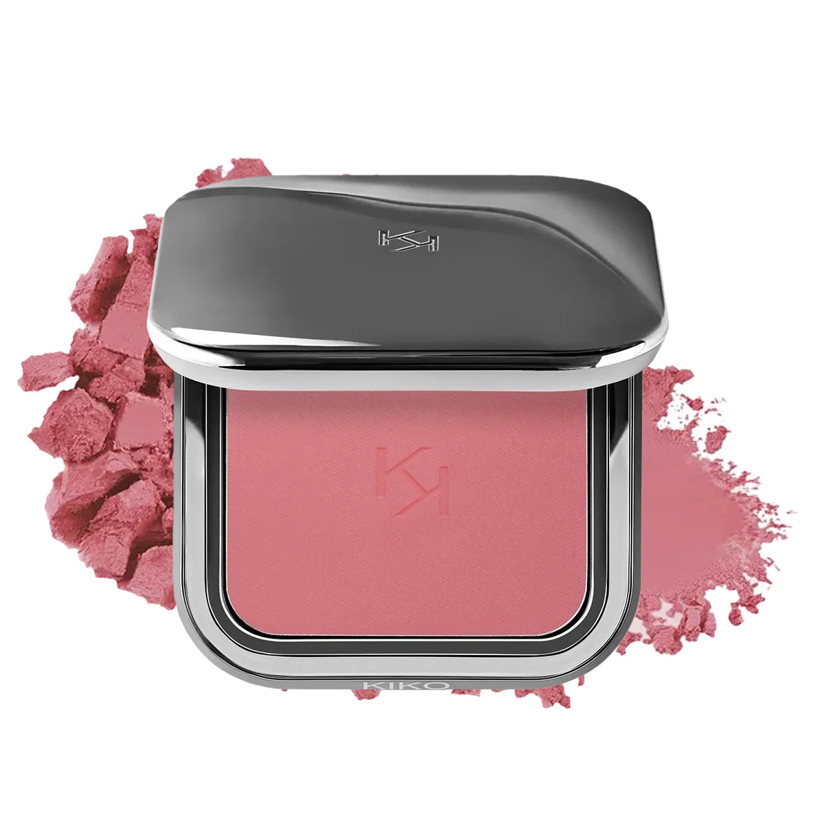 Fard à joues en poudre longue tenue KIKO Unlimited Blush avec un résultat modulable, rouge à lèvres, fard à joues de poche, facile à appliquer, couleur