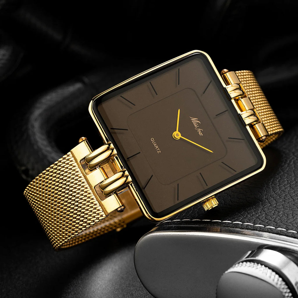 Hommes montre affaires moyen-orient classique Simple en acier inoxydable Couple montre étanche femmes mode Quartz horloge montres