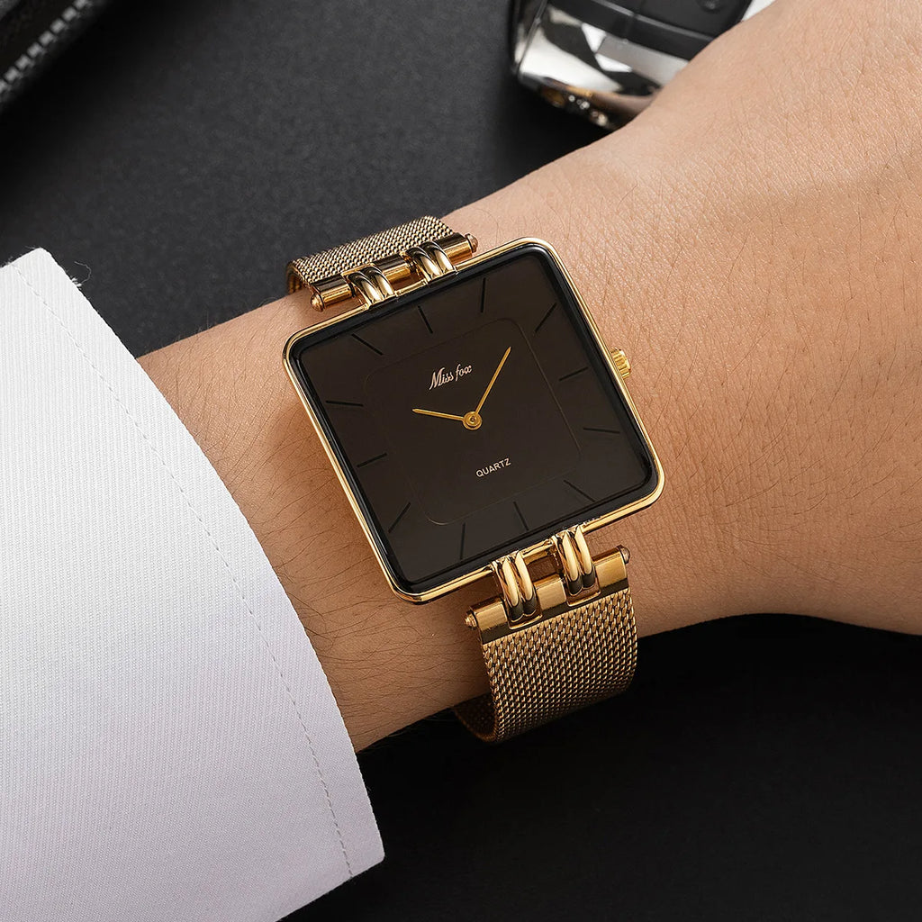 Hommes montre affaires moyen-orient classique Simple en acier inoxydable Couple montre étanche femmes mode Quartz horloge montres