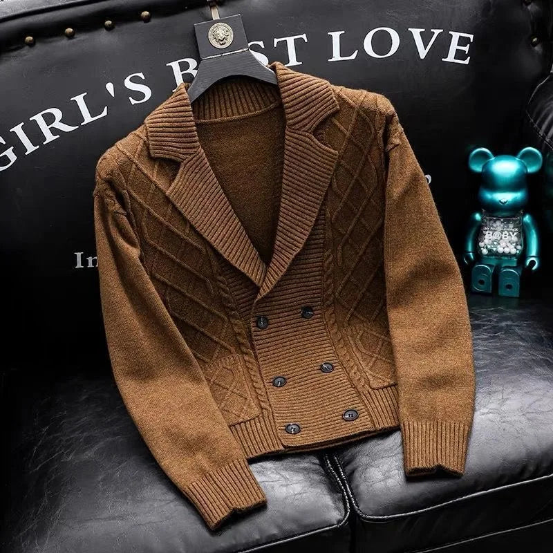 Pull confortable pour hommes, tricots chauds, décontracté, haute qualité, nouvelle tendance de la mode, automne et hiver 2026