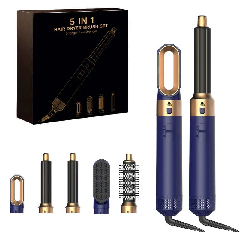 Nouveau 5 in1 cheveux Multi Styler sèche-cheveux fer à friser lisseur brosse à cheveux pour tous les Types de cheveux