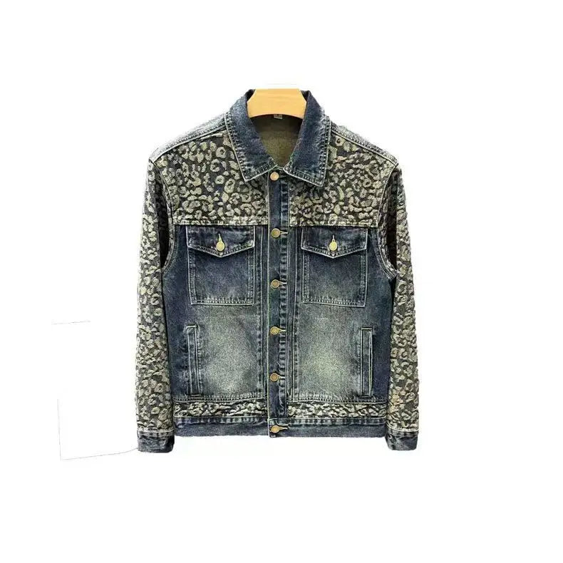 Vestes en jean homme automne mode manteau pour hommes tissu vêtements  lavé marque de haute qualité Vintage